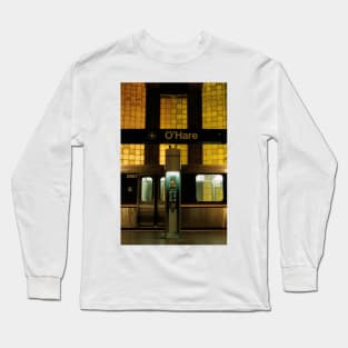 El Station in O'Hare Chicago Long Sleeve T-Shirt